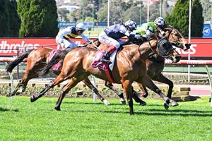 FLUNG BREAKS THROUGH FOR FARHH OVERDUE WIN